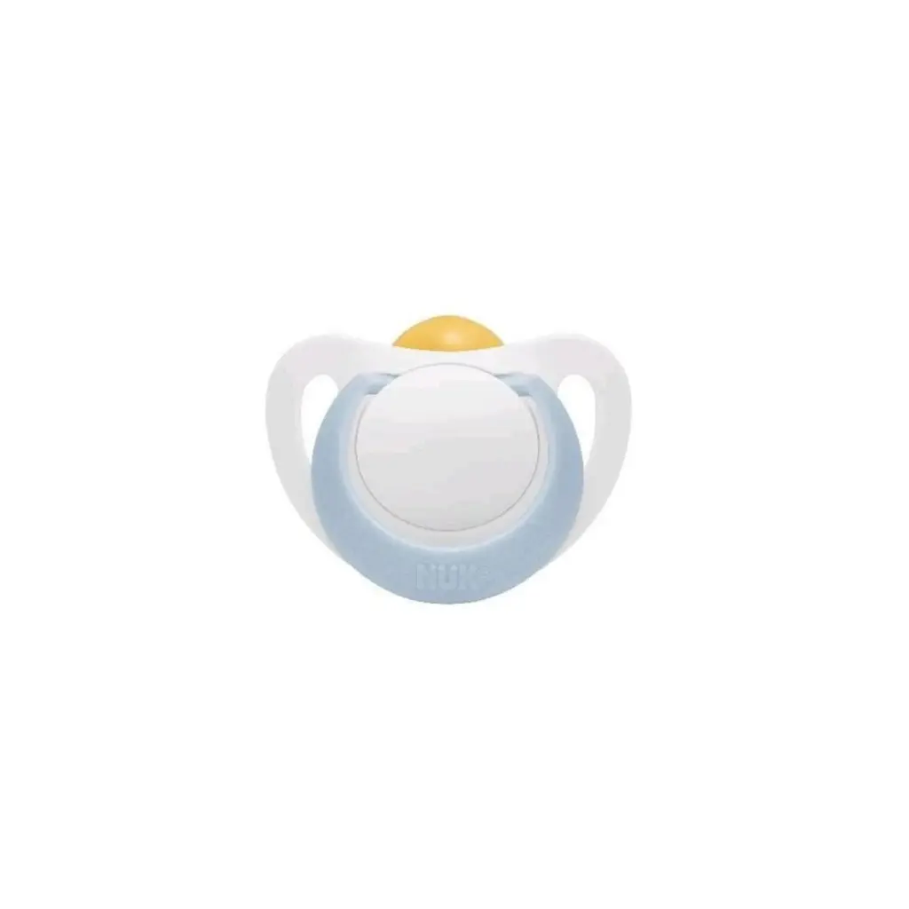 NUK Latex Star Soother - 0-6m Blue