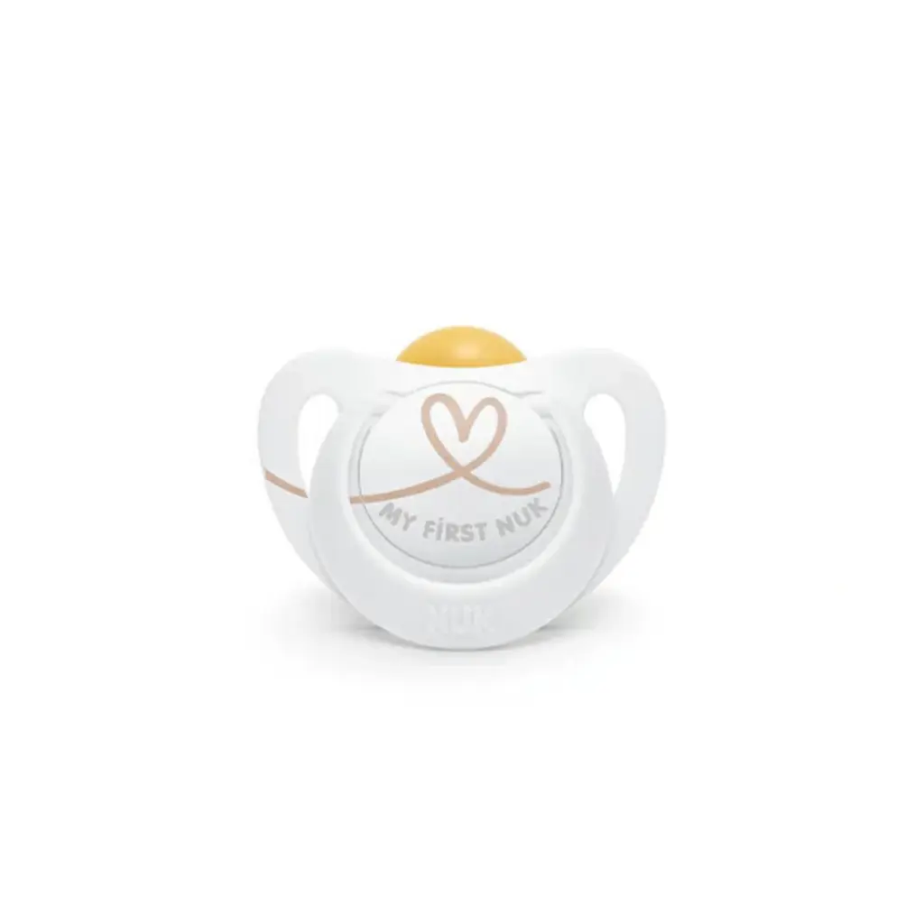 NUK Latex Star Soother - 0-6m Heart