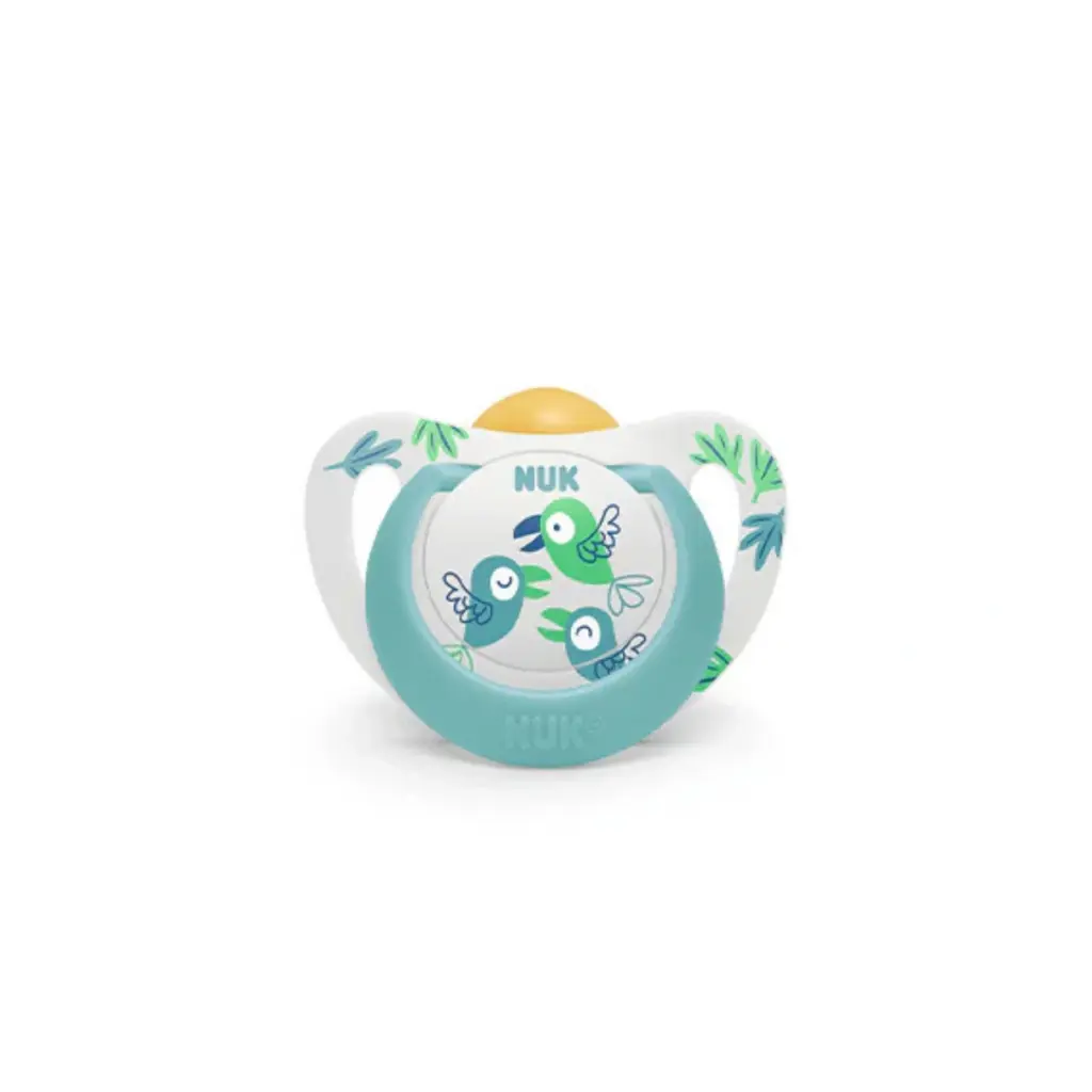NUK Latex Star Soother - 18-36m Birds