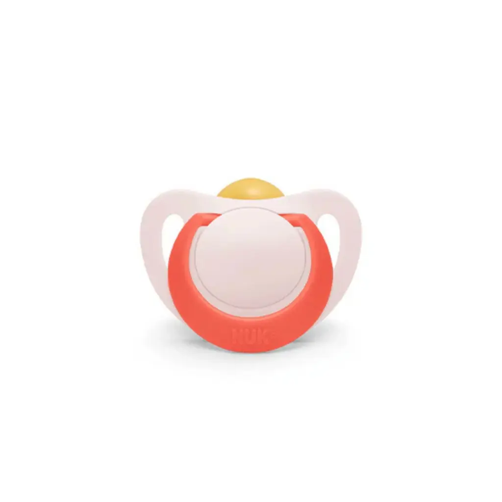 NUK Latex Star Soother - 18-36m Red