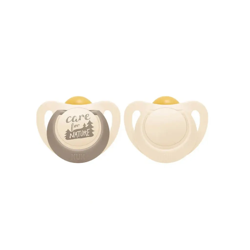 NUK for Nature Latex Soother 2pc - 18-36m Beige