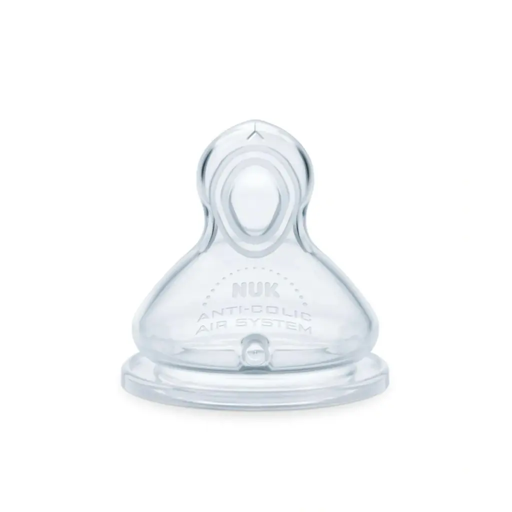NUK First Choice+ Silicone Flow Control Teat 6-18m