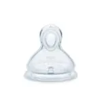 NUK First Choice+ Silicone Flow Control Teat 6-18m