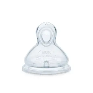 NUK First Choice+ Silicone Flow Control Teat 6-18m