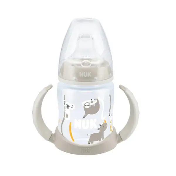 NUK First Choice+ Temperature Control Non-Spill Learner Bottle - Safari