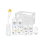 NUK First Choice+ 4 Bottle Crate Starter Set - Safari/Heart