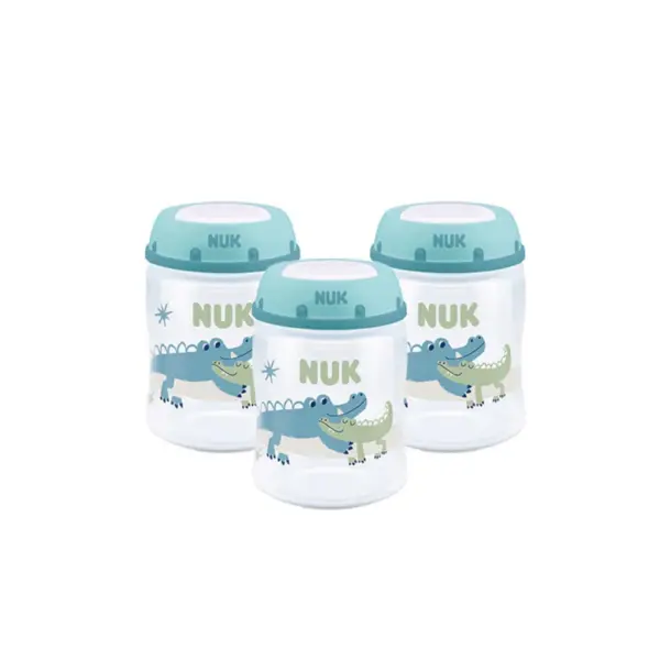 NUK First Choice Temperature Control Breast Milk Container - Crocodile