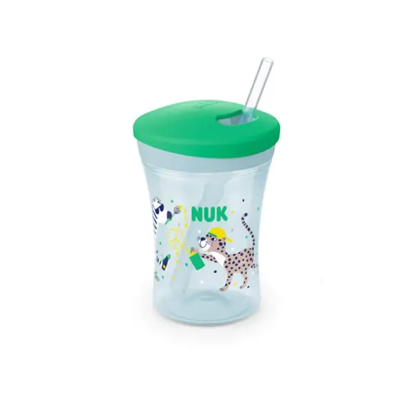 NUK Evolution Action Cup 230ml - Leopard