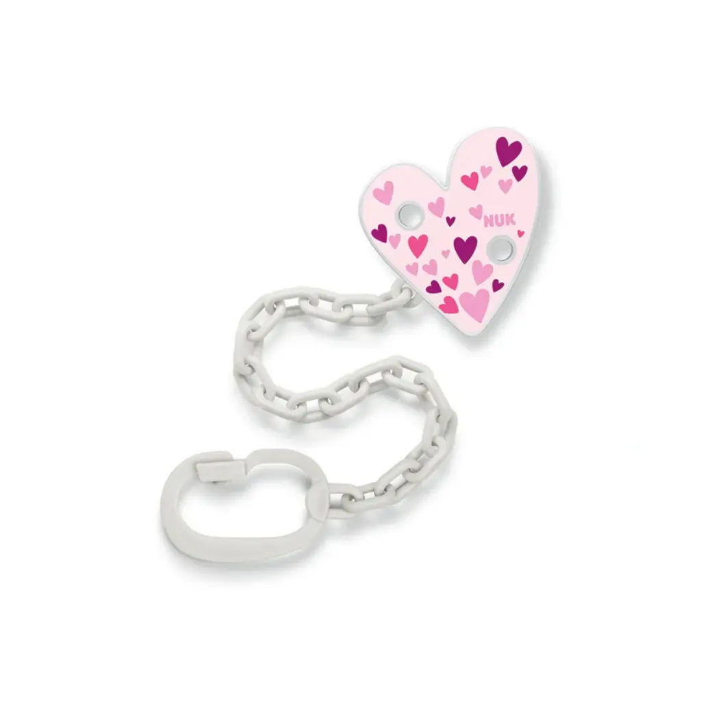 NUK Soother Chain - Hearts